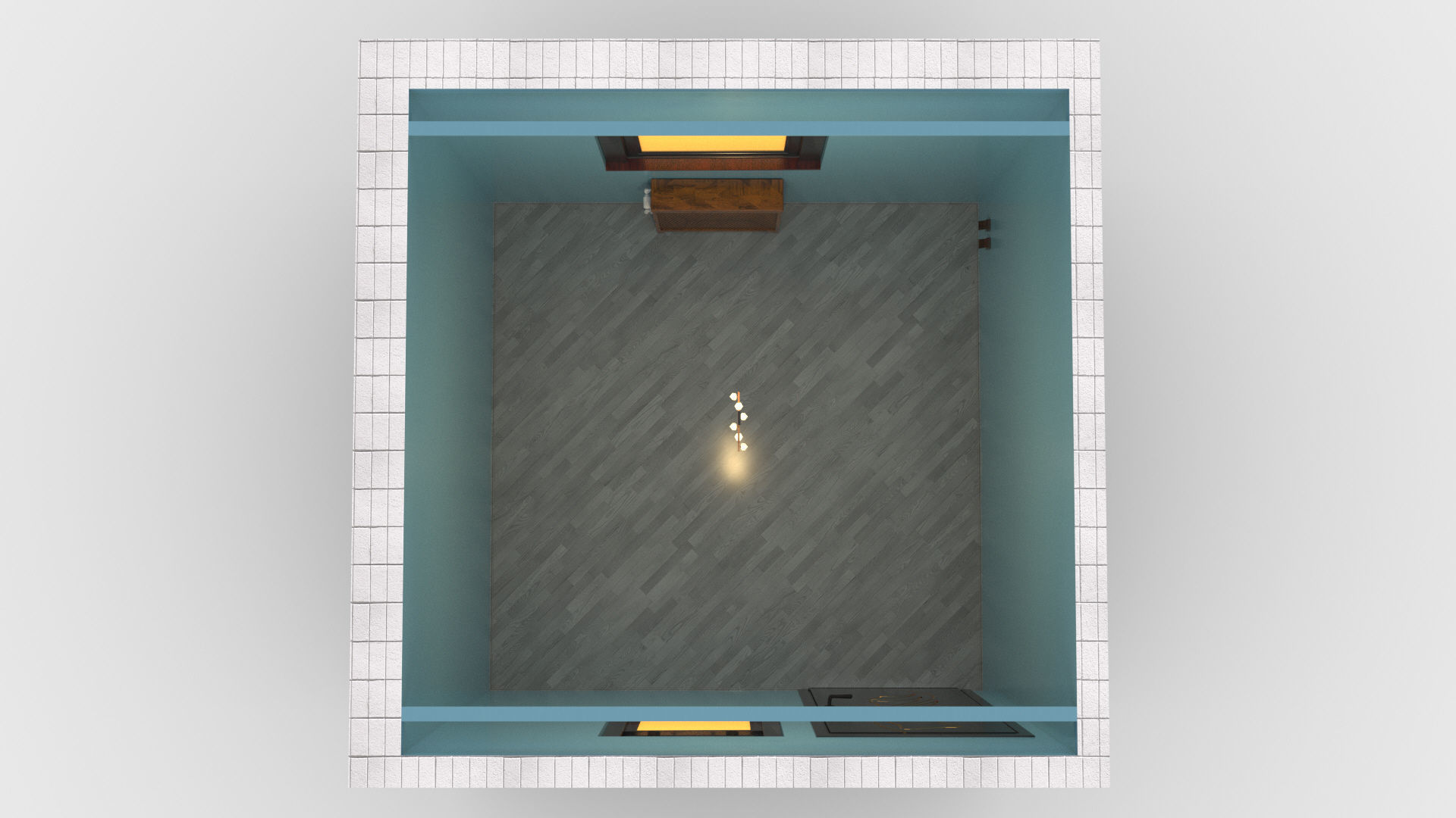 Bedroom Type 1 Interior Design without Furnitures 3D model_4