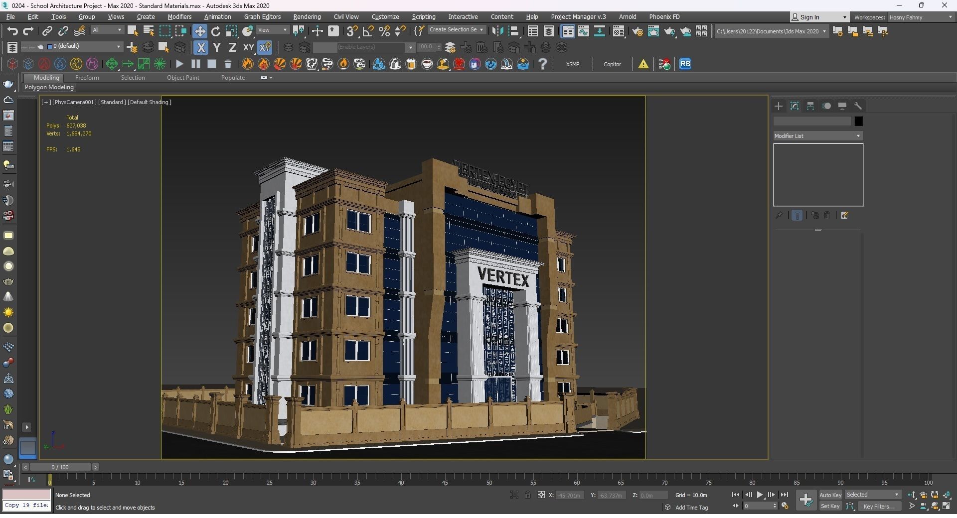0204 - School Architecture Project - 2D Drawings - 3D Files 3D model_35