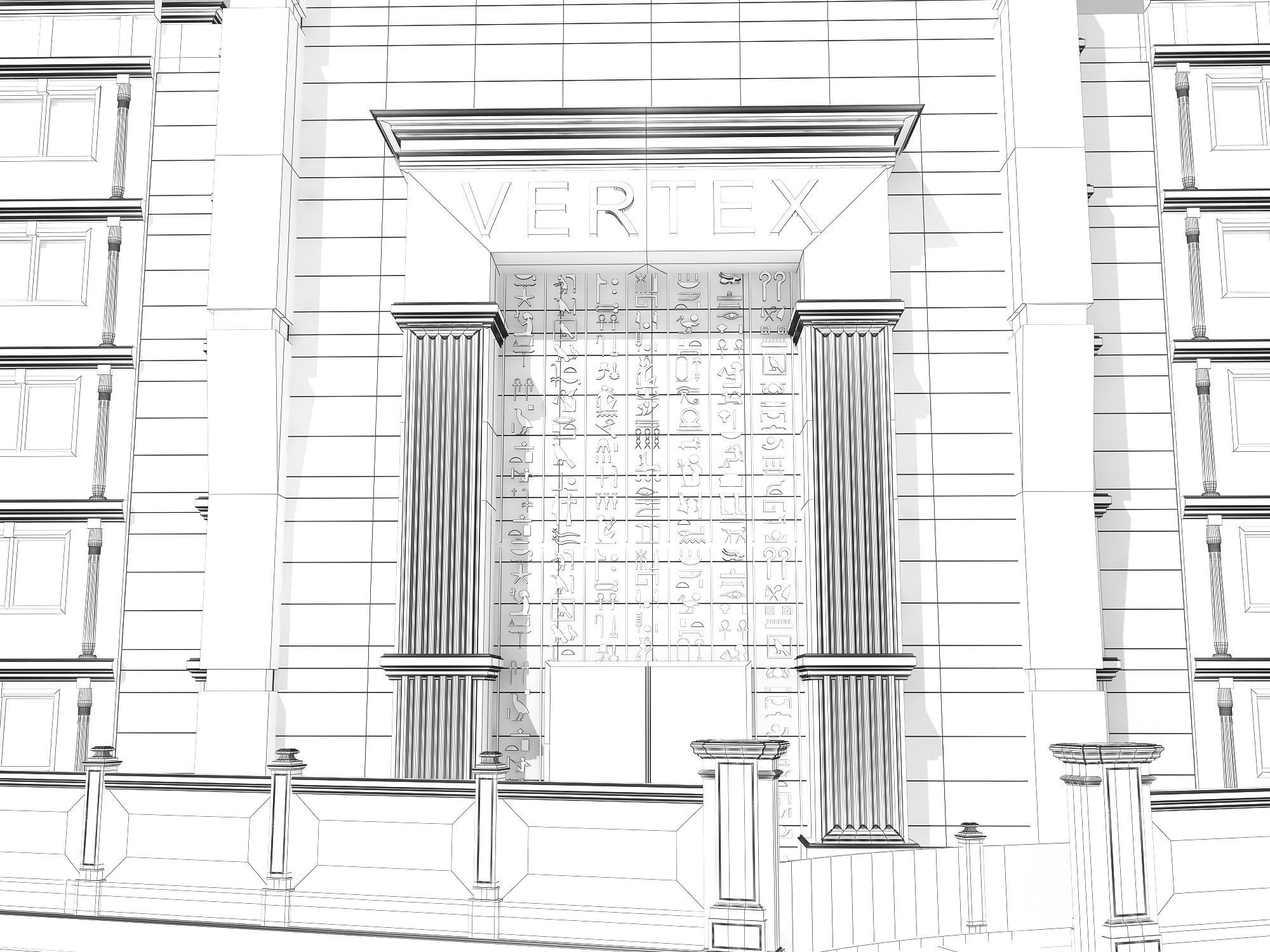 0204 - School Architecture Project - 2D Drawings - 3D Files 3D model_20