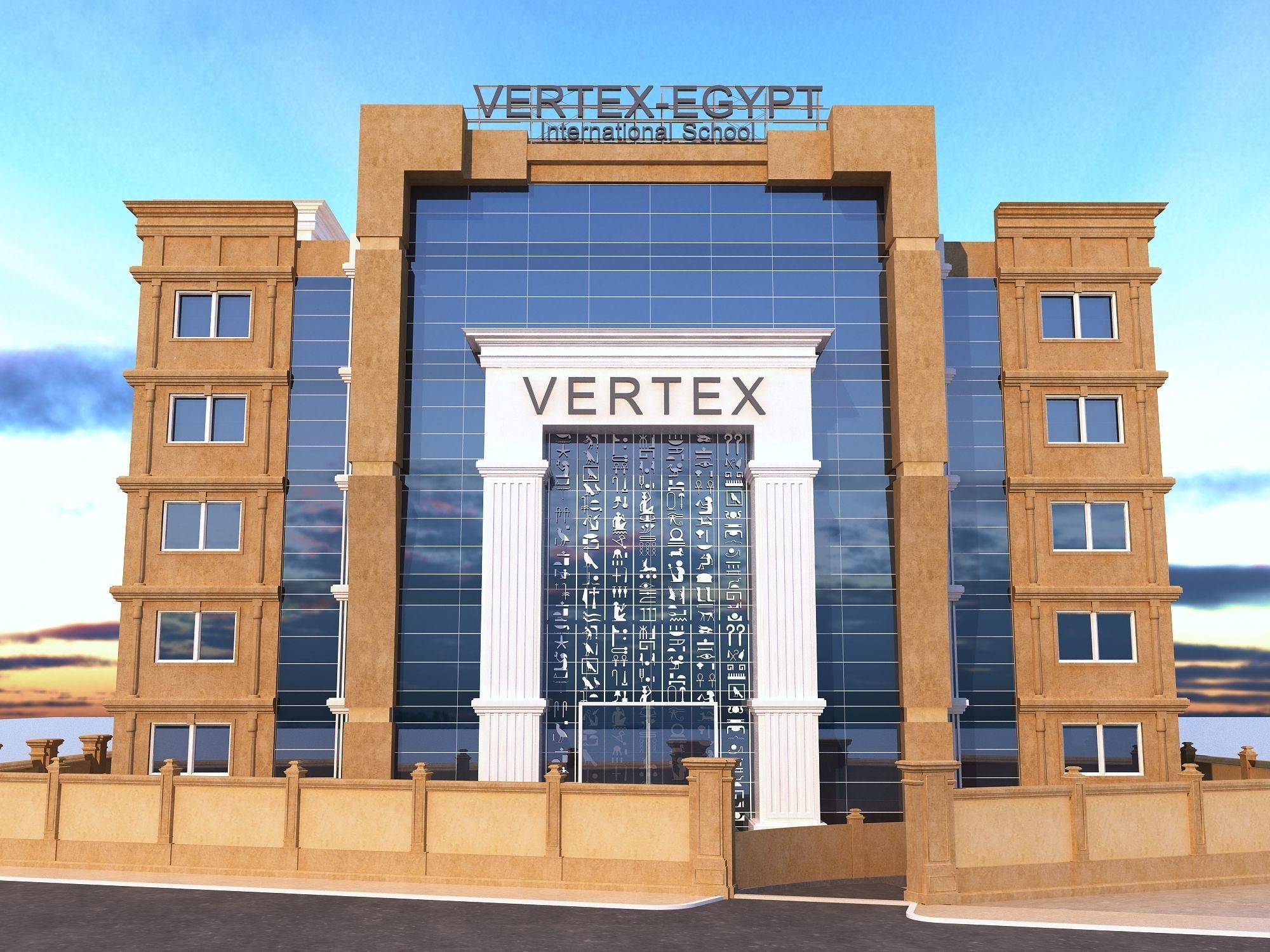 0204 - School Architecture Project - 2D Drawings - 3D Files 3D model_3