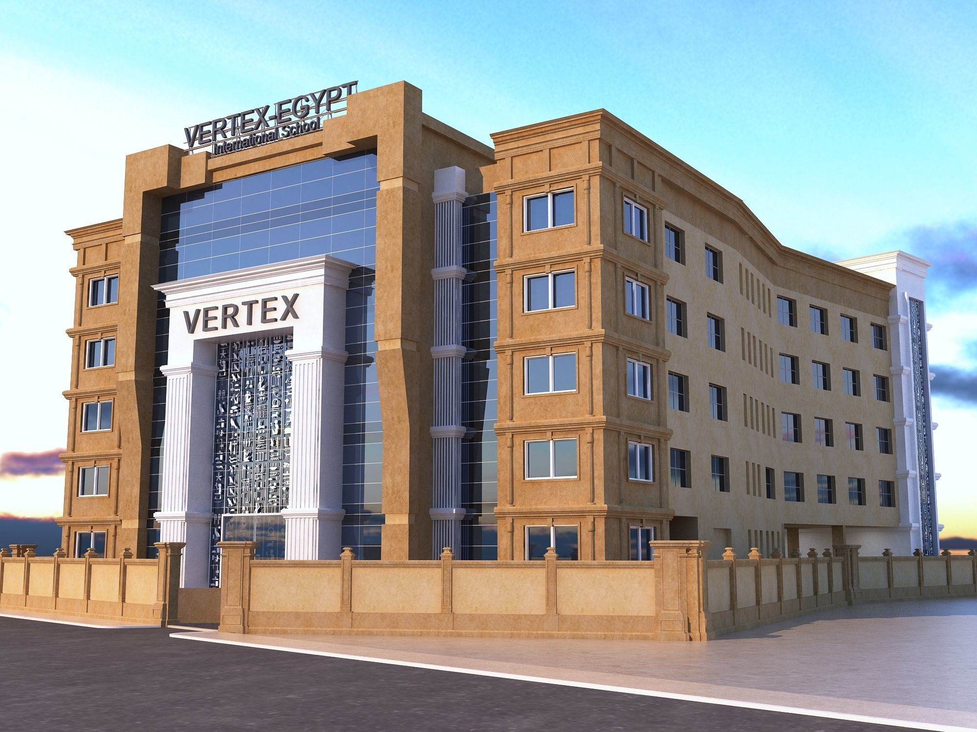 0204 - School Architecture Project - 2D Drawings - 3D Files 3D model_15