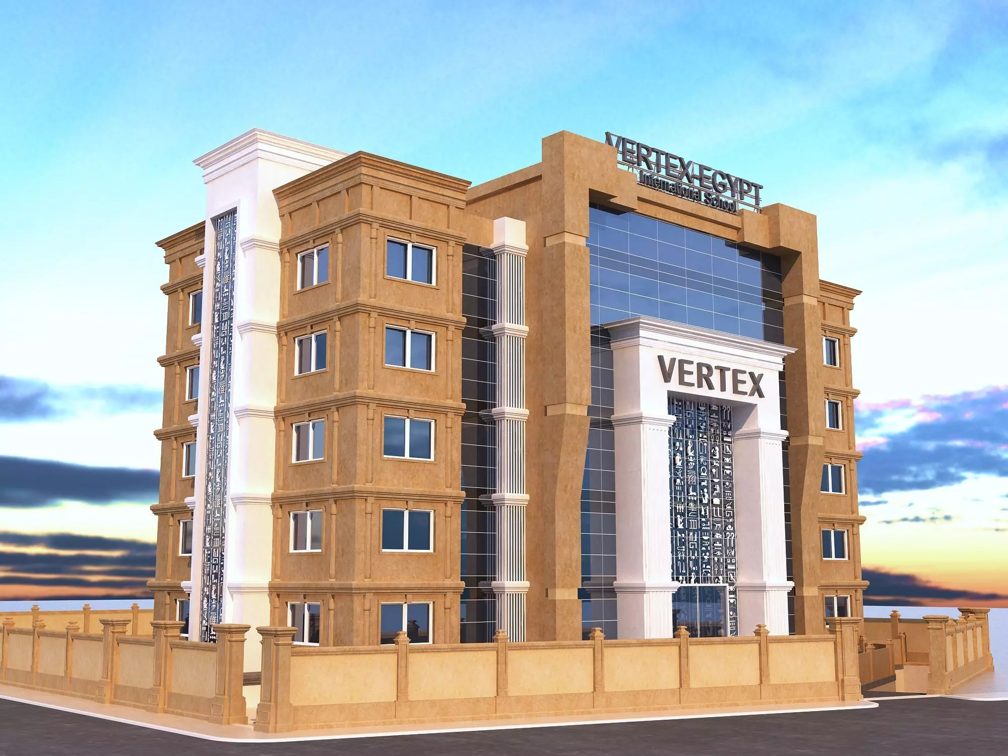 0204 - School Architecture Project - 2D Drawings - 3D Files 3D model_0