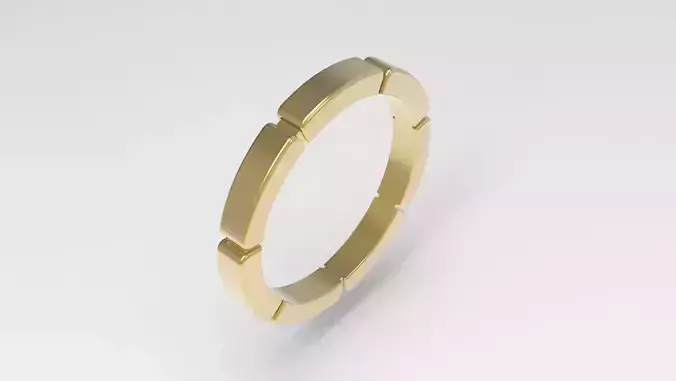 Maillon Eternity Ring 17 1mm 3D print model