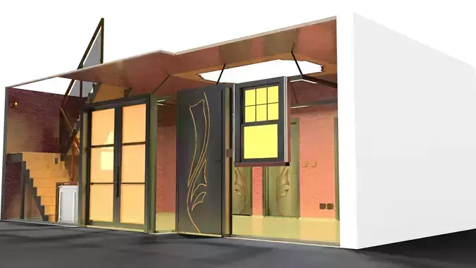 Hall Interior Design without Furnitures