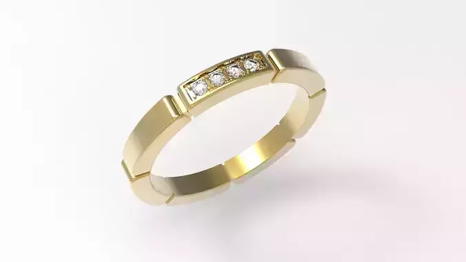 Maillon Eternity Diamond Ring 17 1mm 