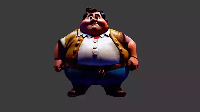 Cartoon Fat Man