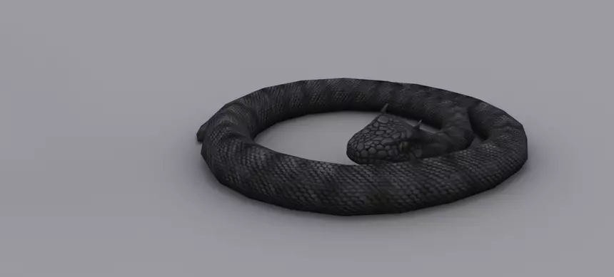 GIANT VIPER GAME READY ANIMATED MODEL Low-poly 3D model_0