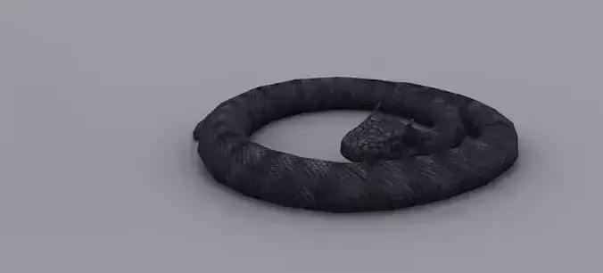 GIANT VIPER GAME READY ANIMATED MODEL Low-poly 3D model