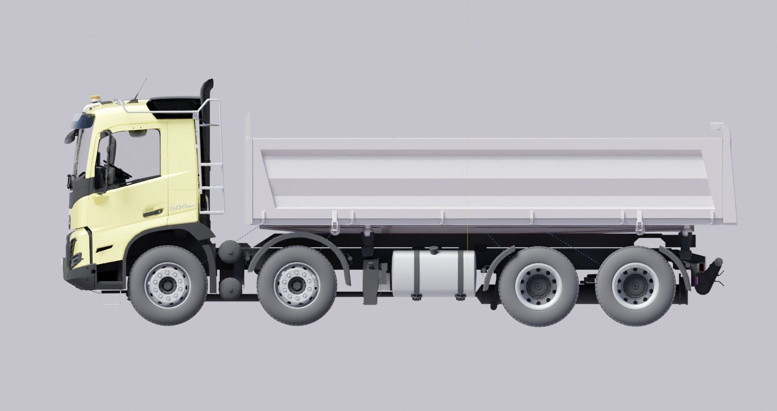 Camion benne VOLVO FMX 2020 500 euro 6  8X4  3D model_2