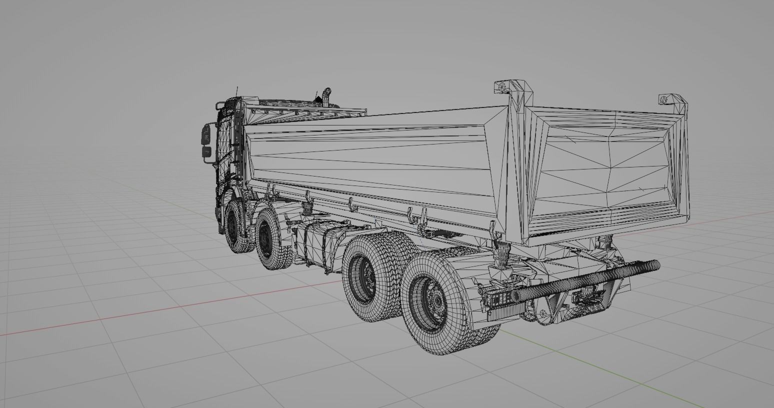 Camion benne VOLVO FMX 2020 500 euro 6  8X4  3D model_27