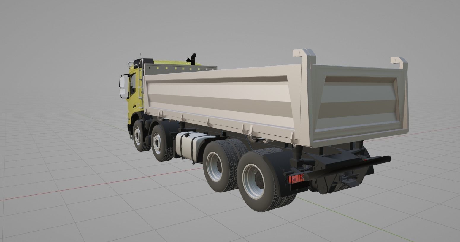 Camion benne VOLVO FMX 2020 500 euro 6  8X4  3D model_11
