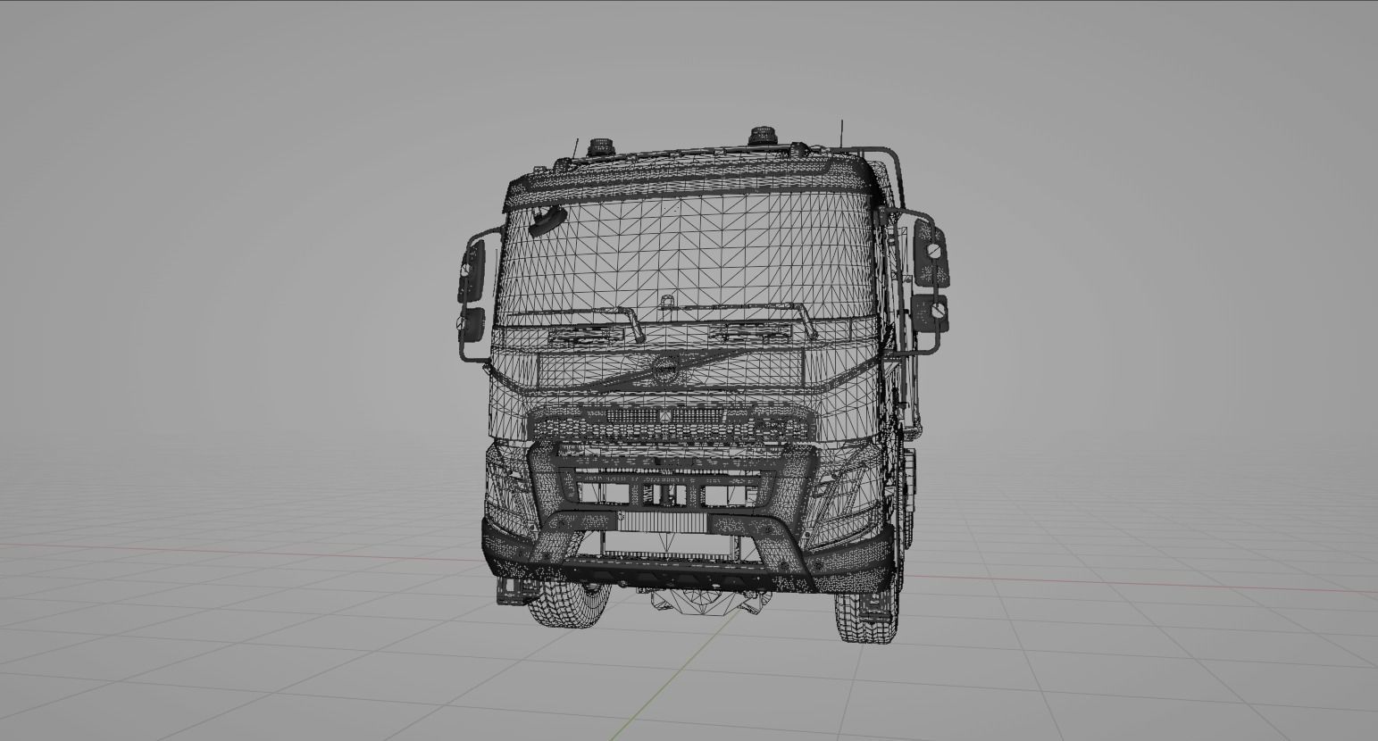 Camion benne VOLVO FMX 2020 500 euro 6  8X4  3D model_30