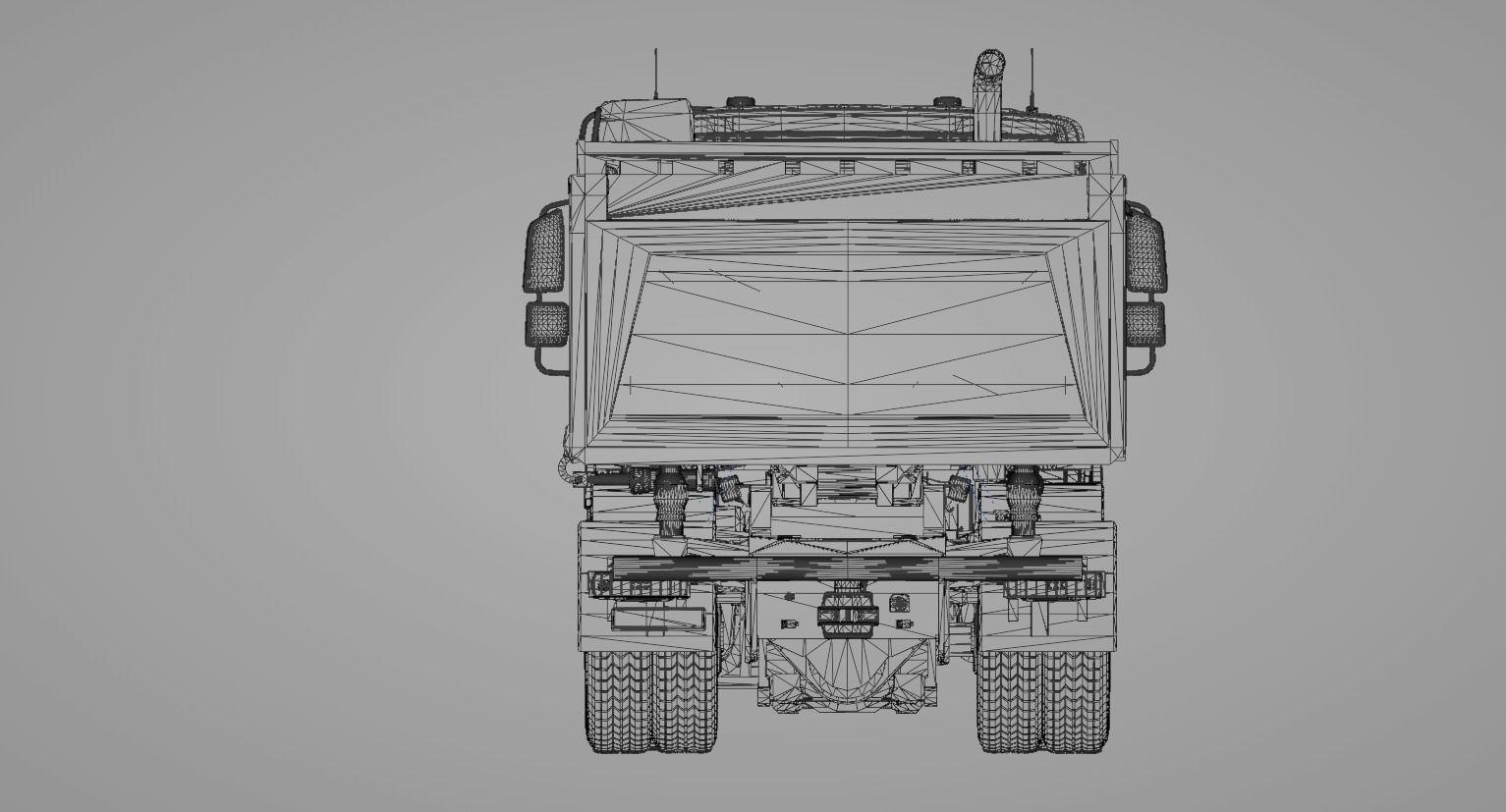 Camion benne VOLVO FMX 2020 500 euro 6  8X4  3D model_28
