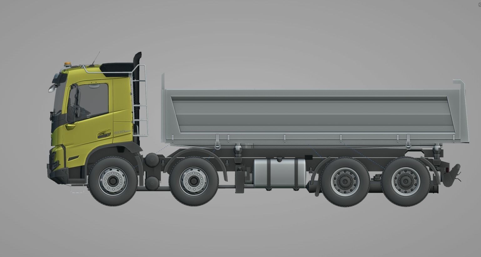 Camion benne VOLVO FMX 2020 500 euro 6  8X4  3D model_18