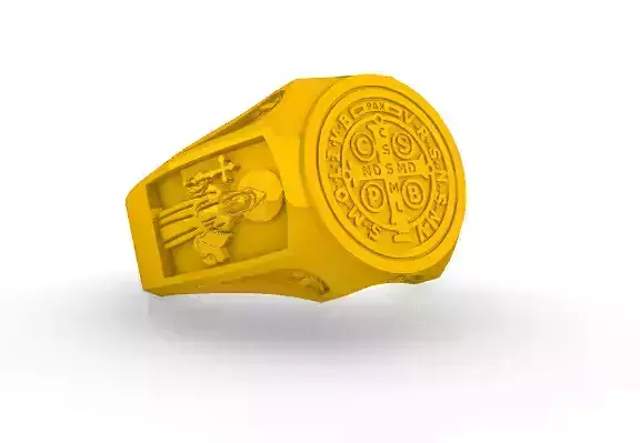 Anillo De San Benito Saint Benedict Ring SM