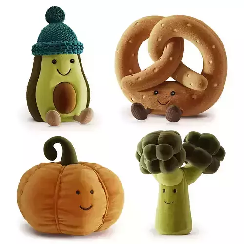Plush Toys 02 3D model