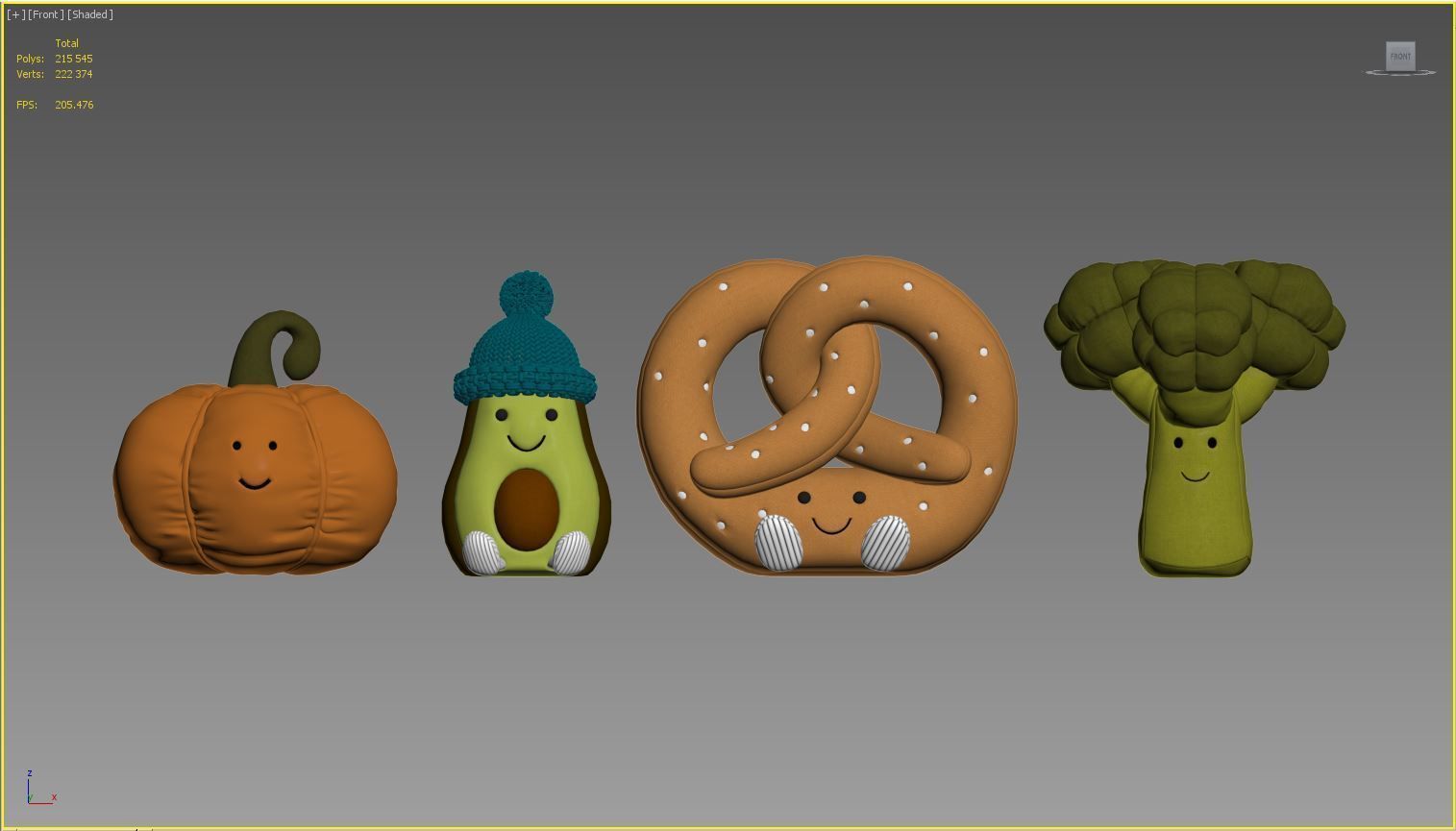 Plush Toys 02 3D model_2