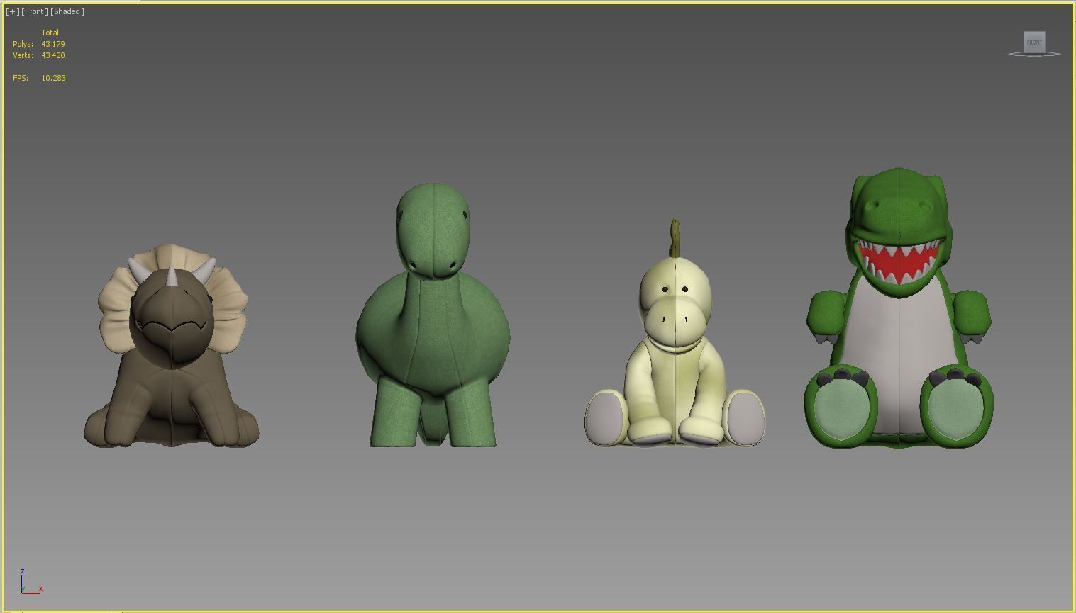 Plush Toys 03 3D model_5