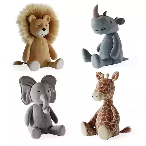 Plush Toys 04 3D model