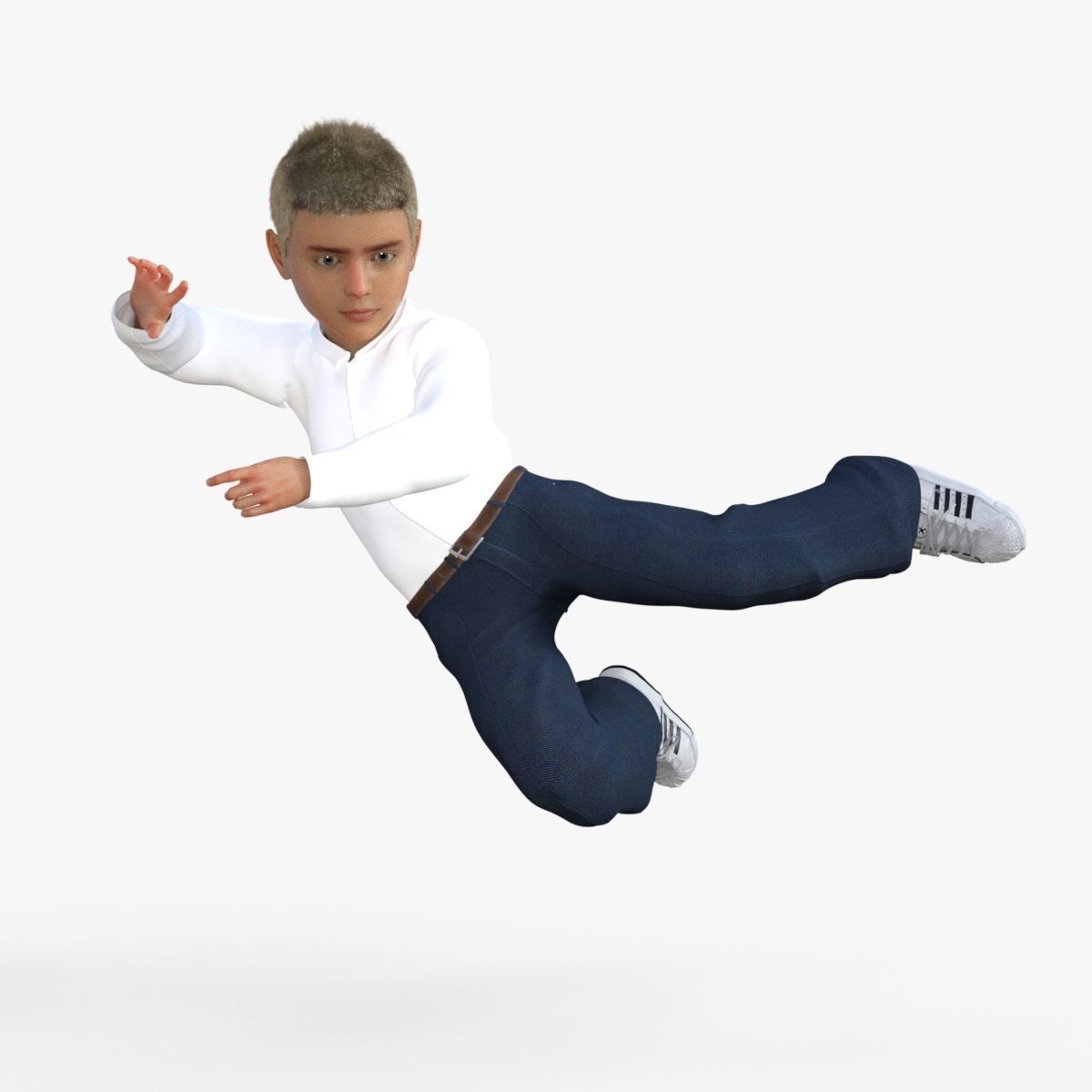 Realistic Boy 3D model_28