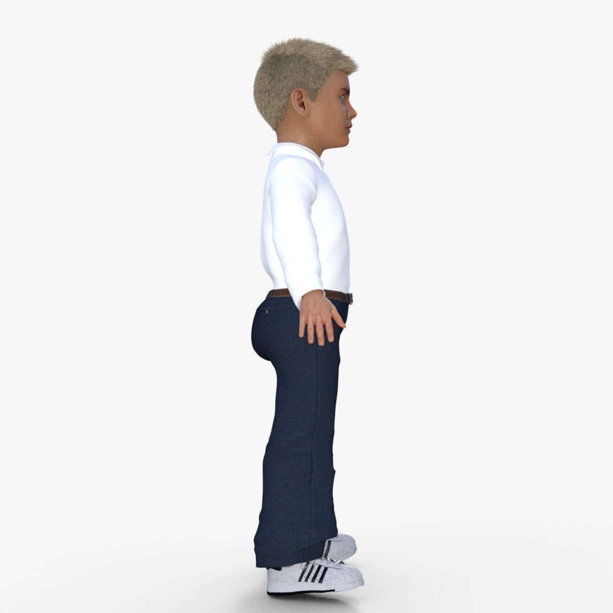 Realistic Boy 3D model_6