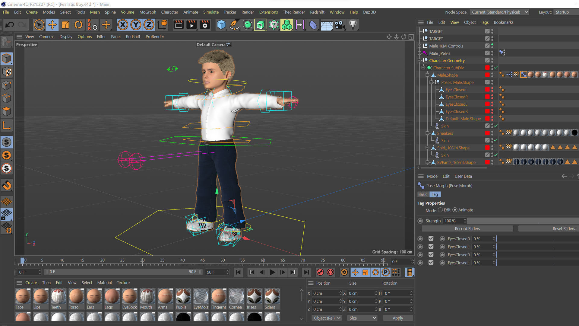 Realistic Boy 3D model_24