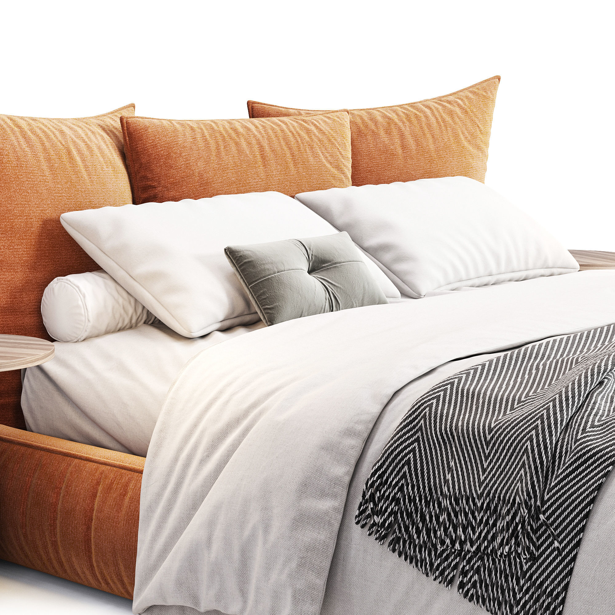 MADAME C Bed by Diotti 3D model_3