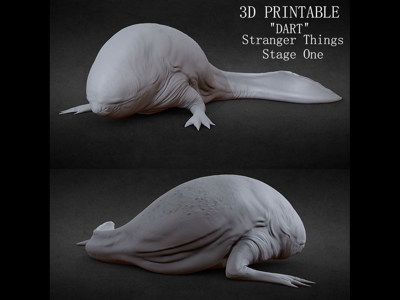 3D PRINTABLE DART STRANGER THINGS - STAGE ONE TWO PACK 3D print model_6