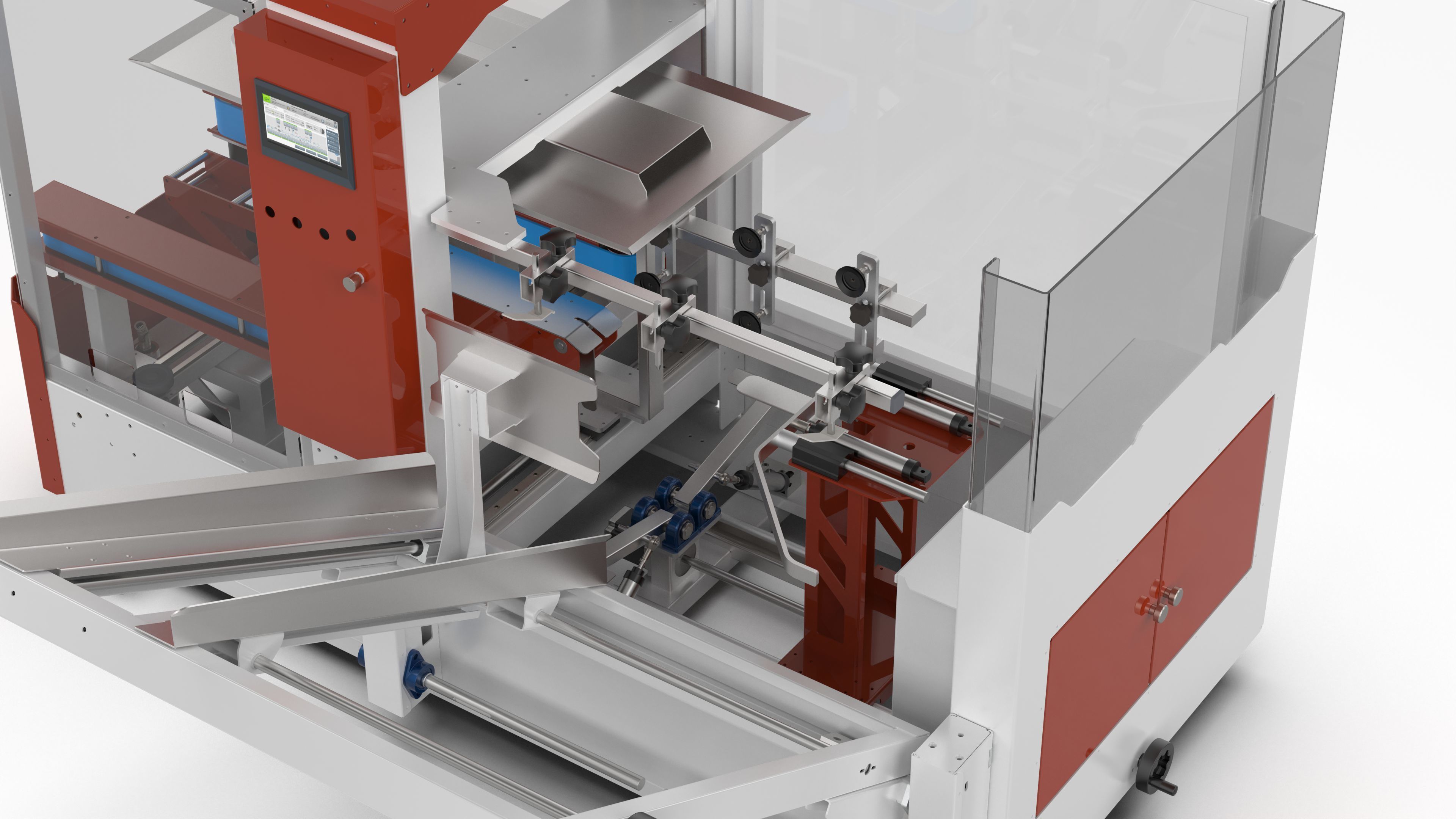 Fully Automatic Box Unpacking Machine 3D model_10