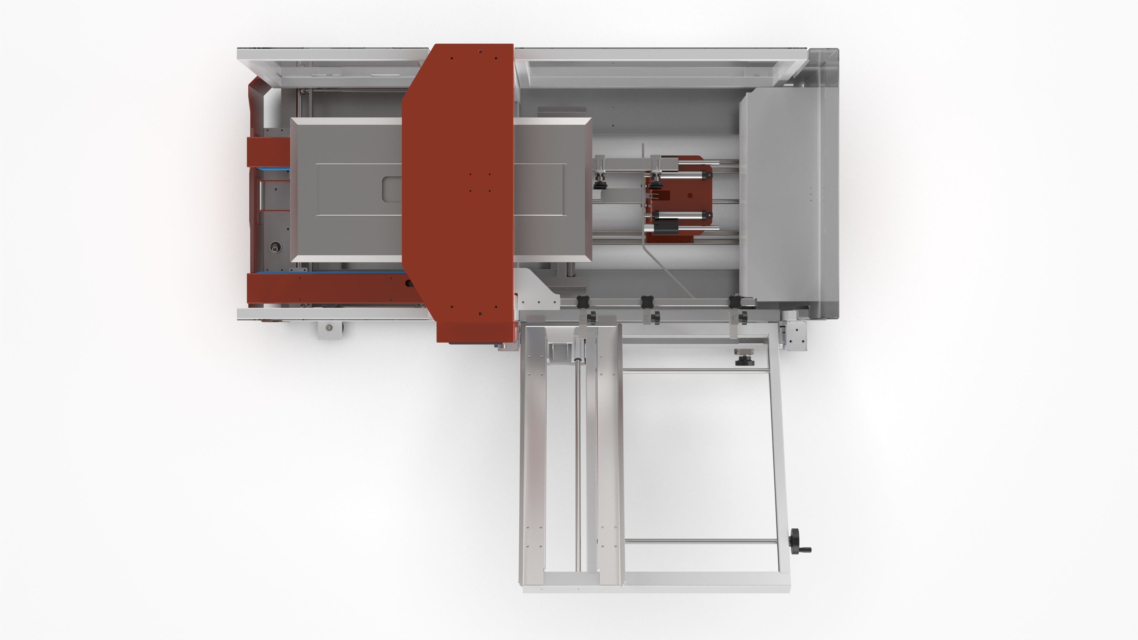 Fully Automatic Box Unpacking Machine 3D model_13