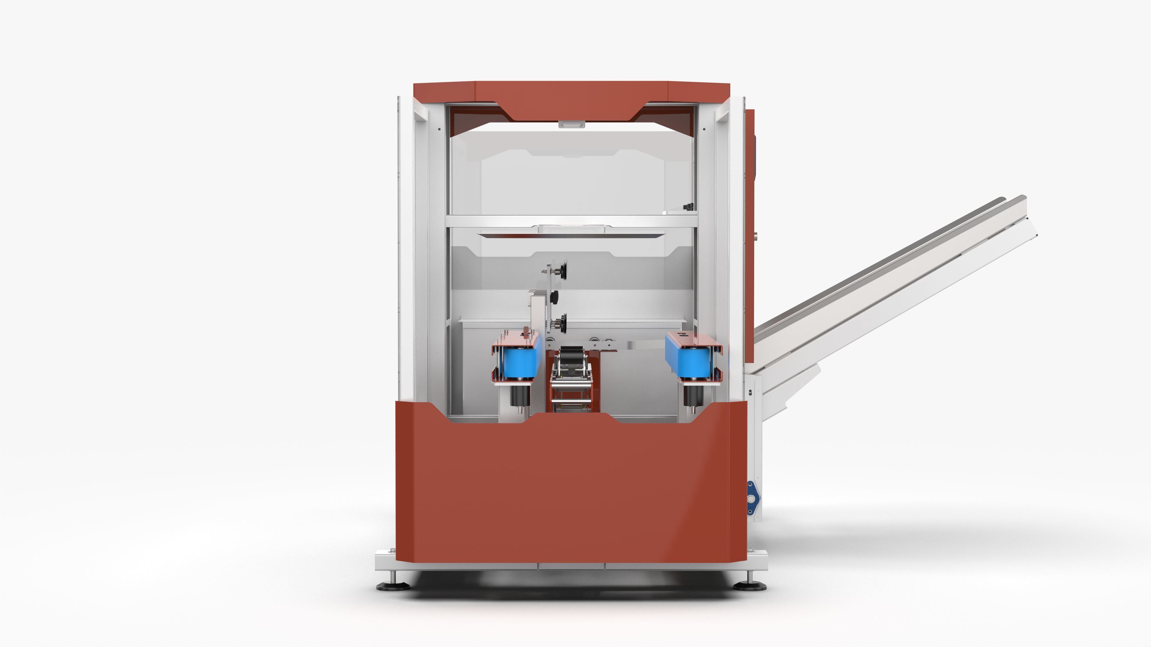 Fully Automatic Box Unpacking Machine 3D model_6