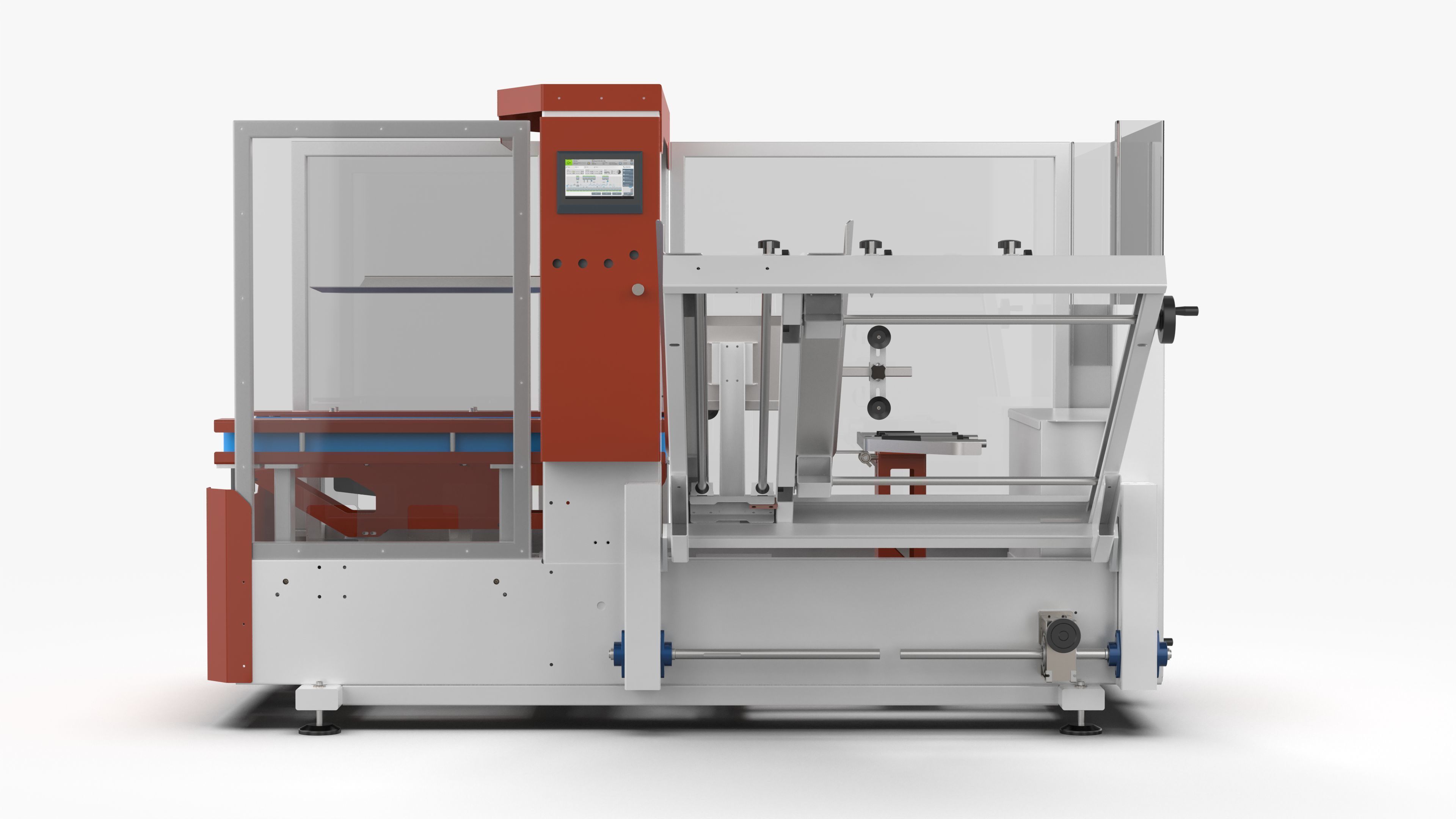 Fully Automatic Box Unpacking Machine 3D model_5