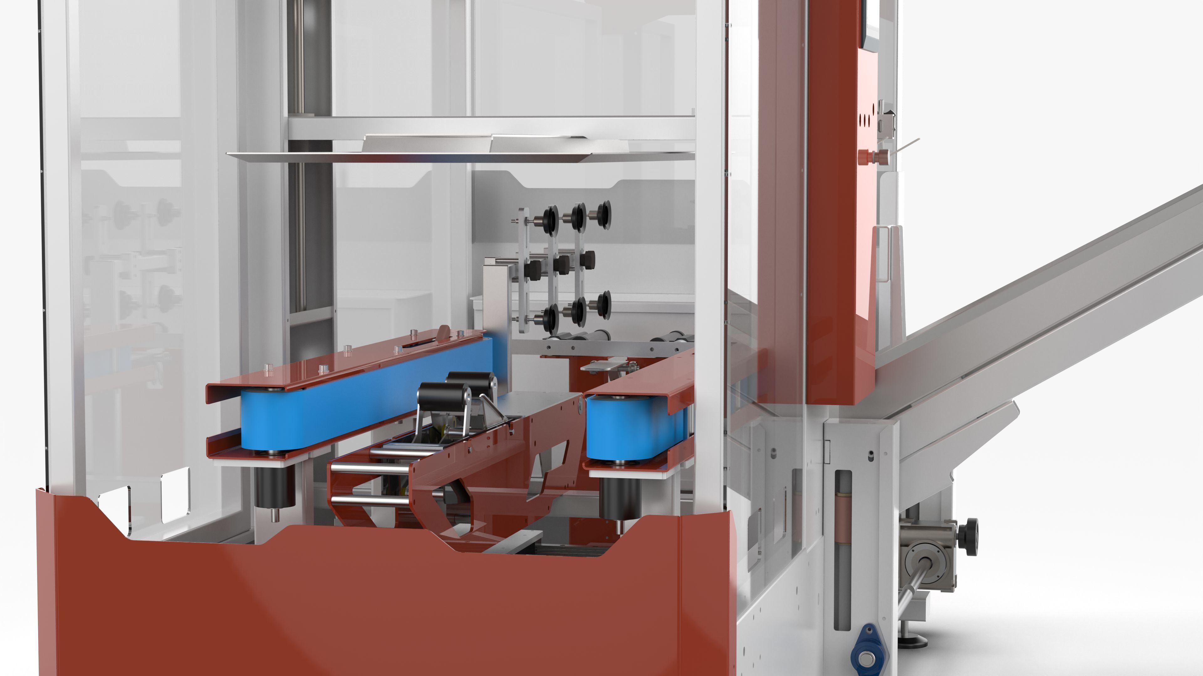 Fully Automatic Box Unpacking Machine 3D model_12