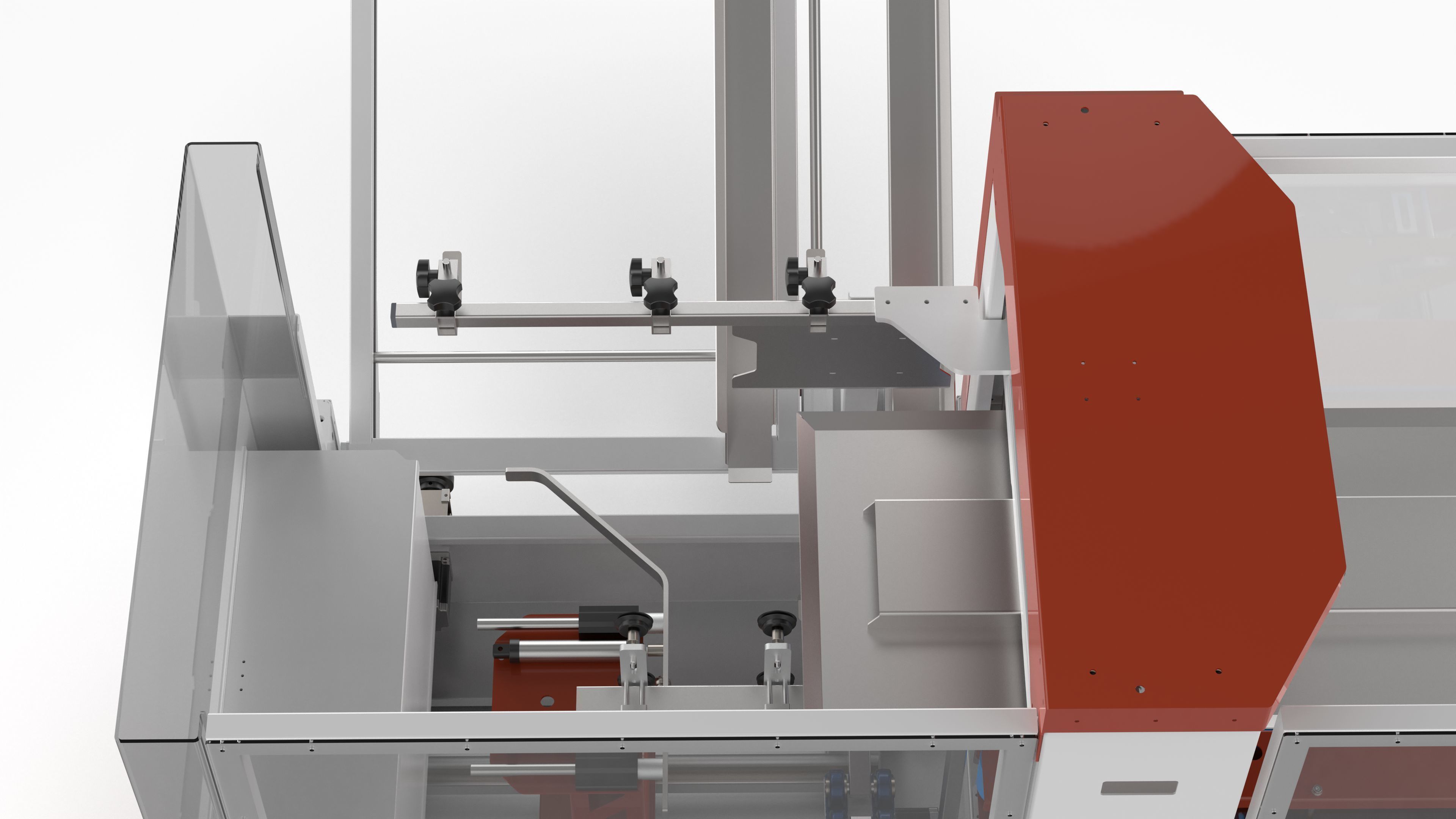 Fully Automatic Box Unpacking Machine 3D model_17