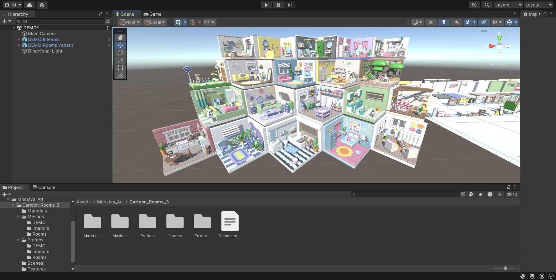 Cozy Cartoon Rooms Interior 3 Low-poly 3D model_31