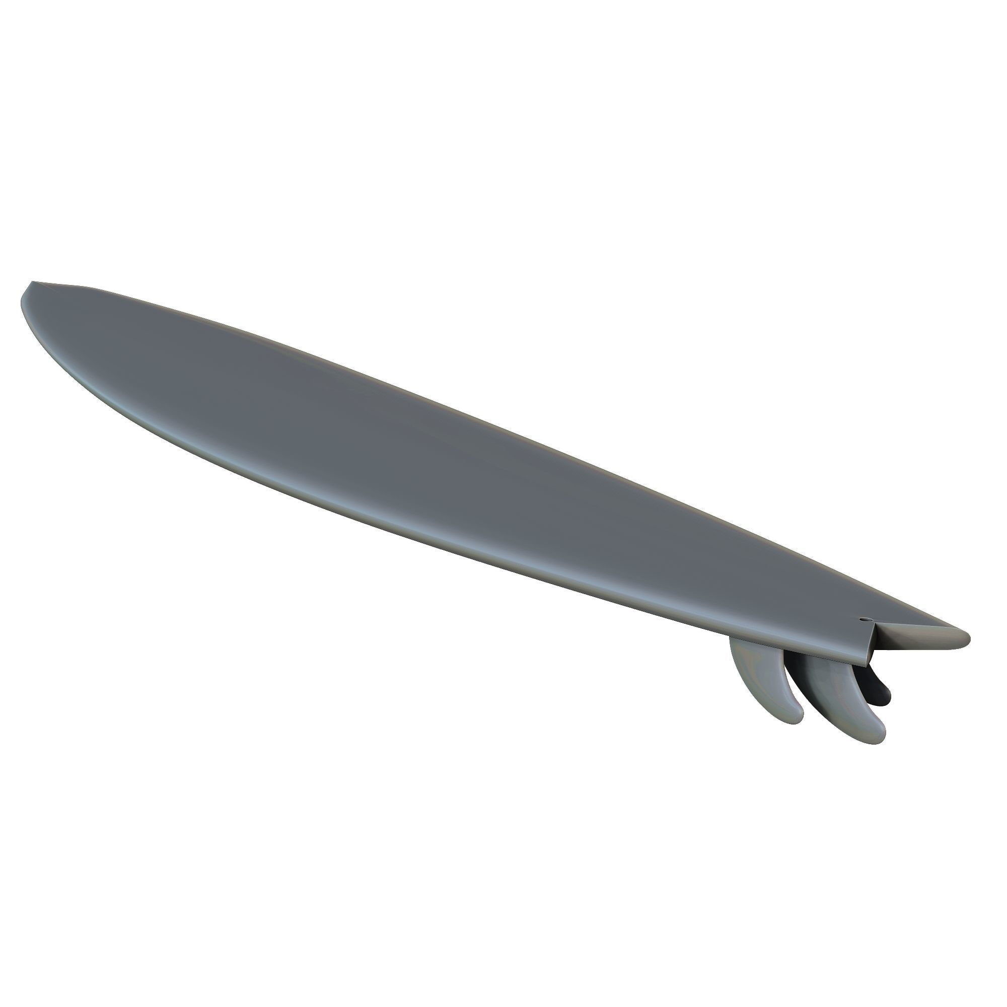 N2 Surfer with SurfBoard is surfing 3D print model_23