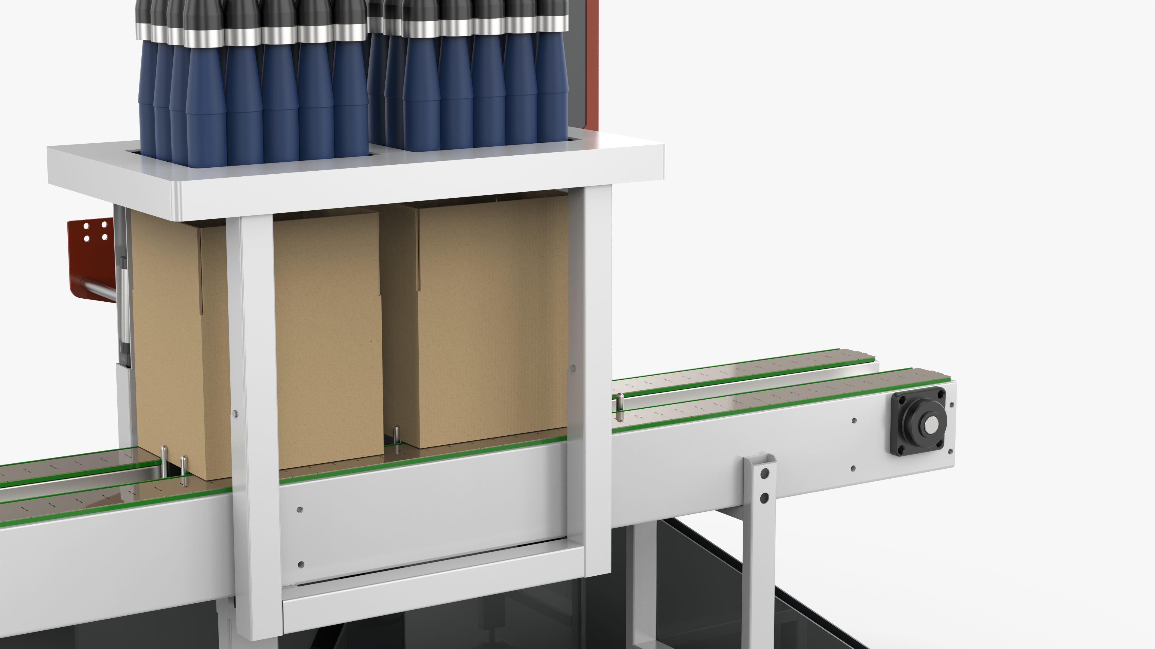 Classic Single Column Case Packer 3D model_17