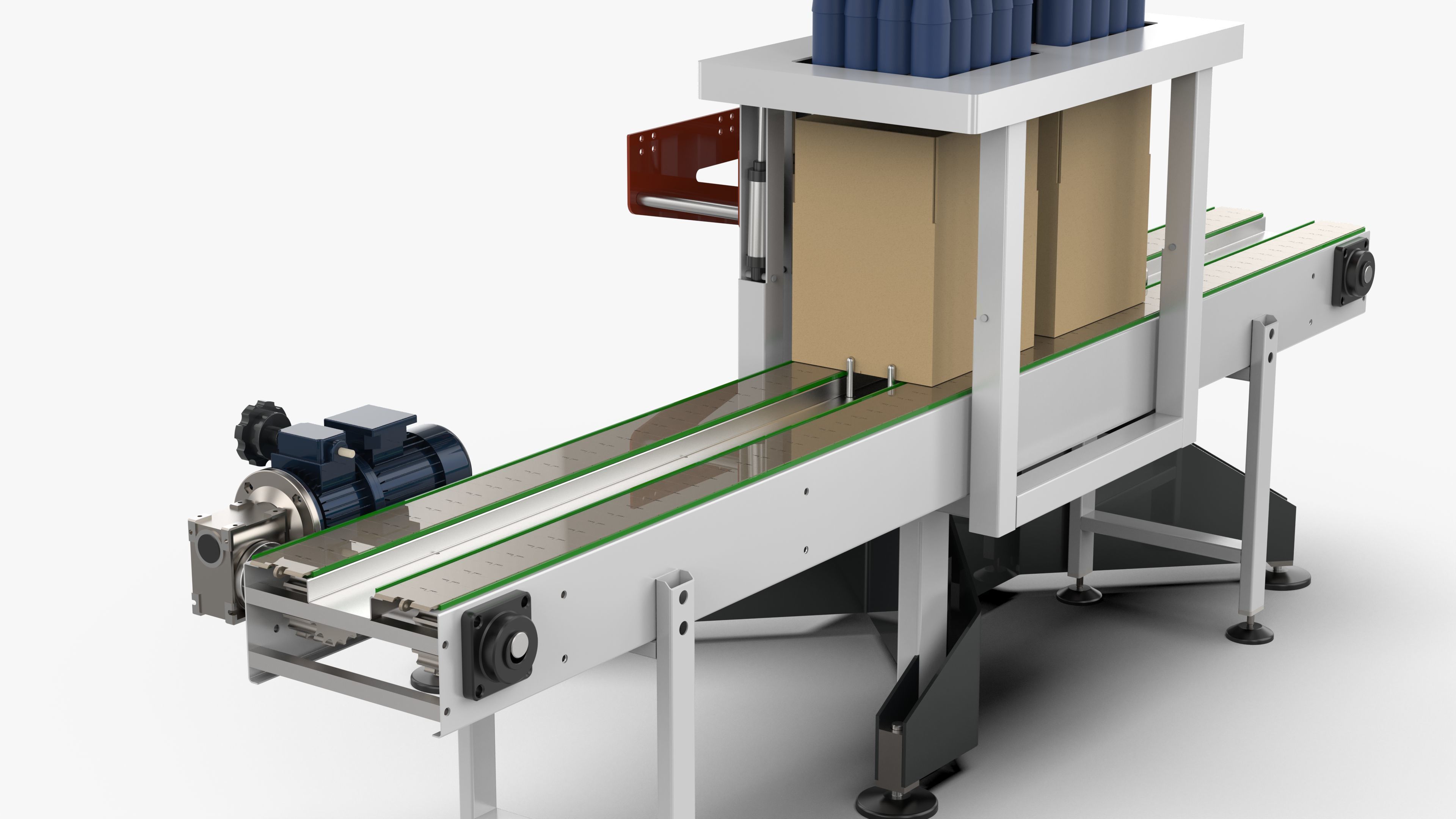 Classic Single Column Case Packer 3D model_18