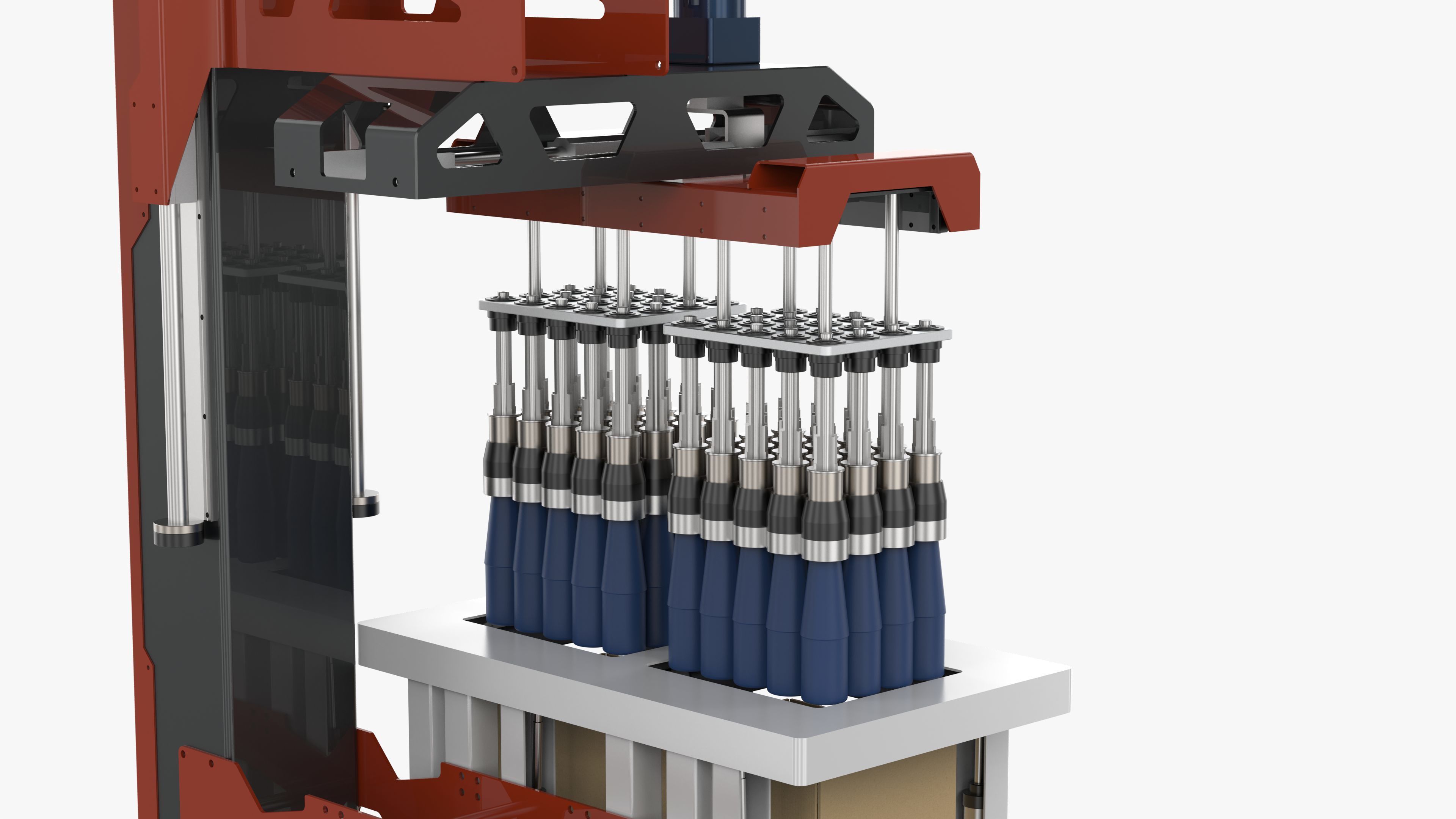 Classic Single Column Case Packer 3D model_14