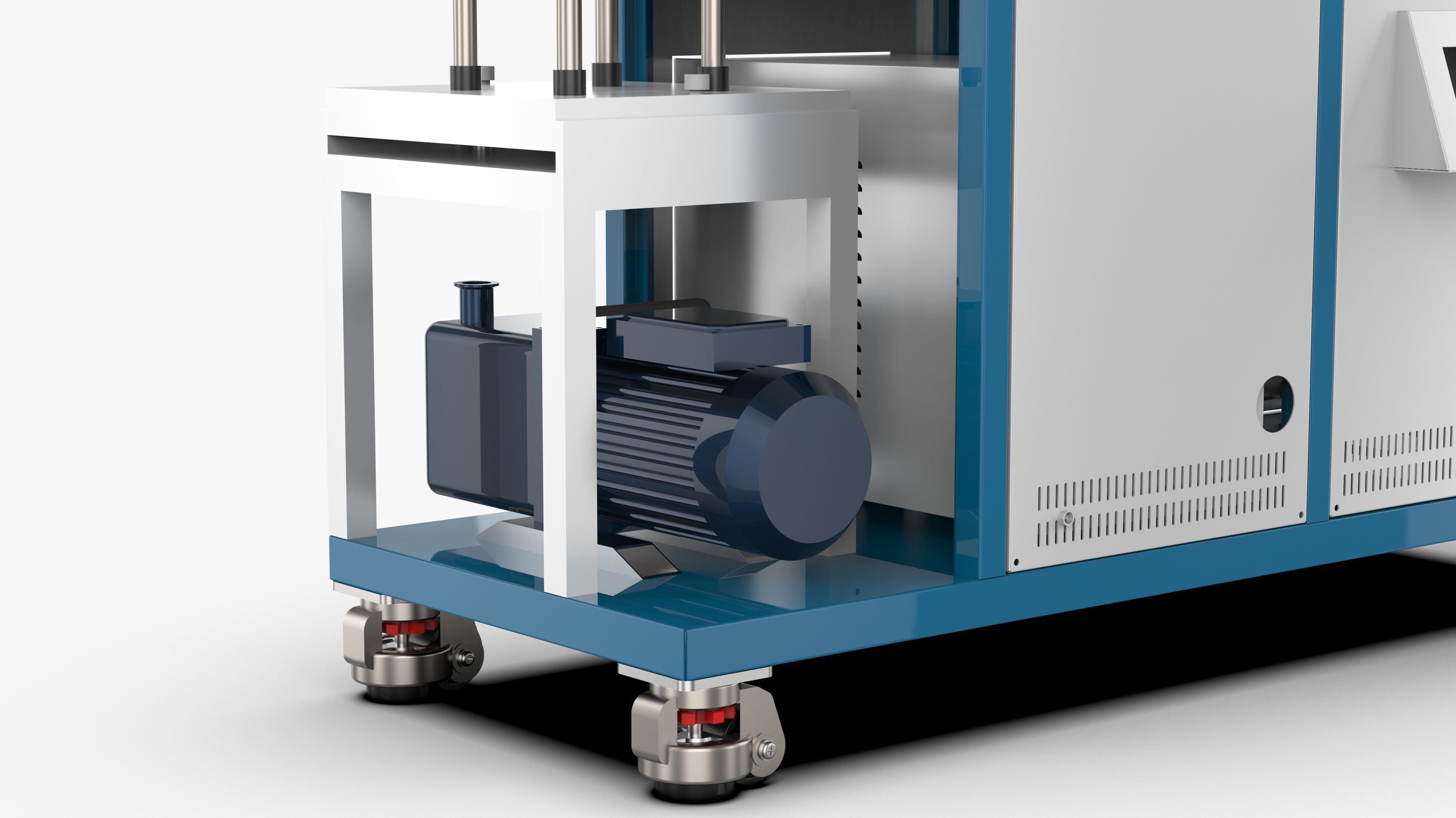 High Vacuum Tube Furnace 3D model_17