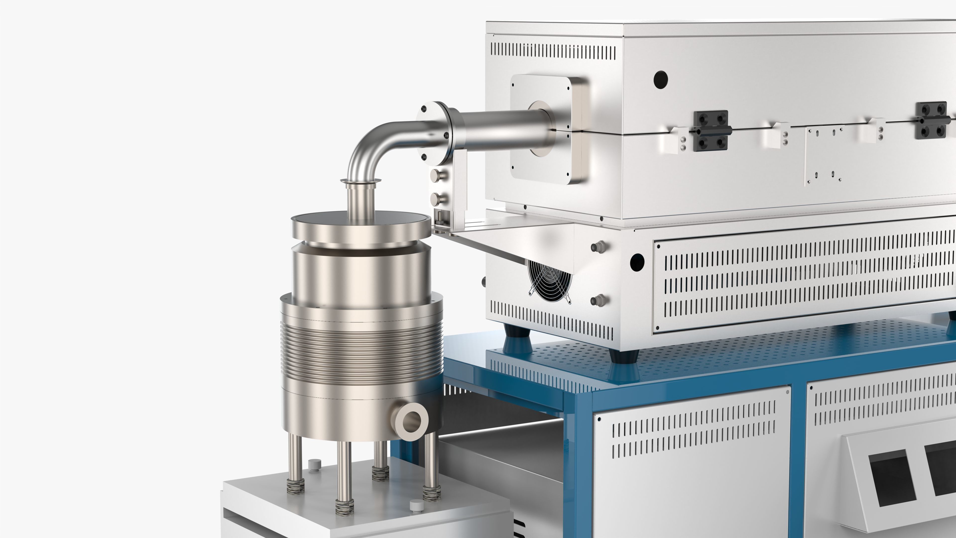 High Vacuum Tube Furnace 3D model_11