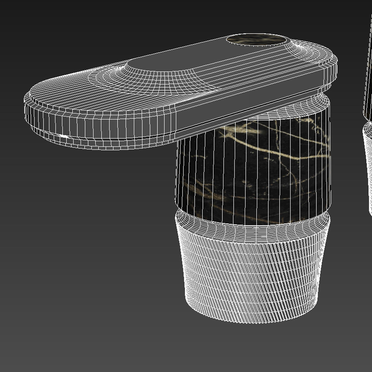 THG Widespread lavatory set with drain bathroom tap faucet 3D model_6