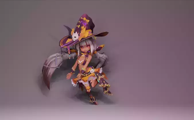 Anime Character - FF Halloween Megiddo