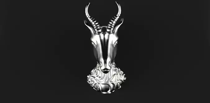 Antelope pendant 3D print model