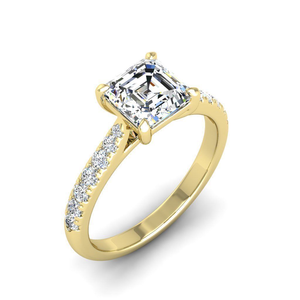 Engagement ring Emily ascher 3D print model_25