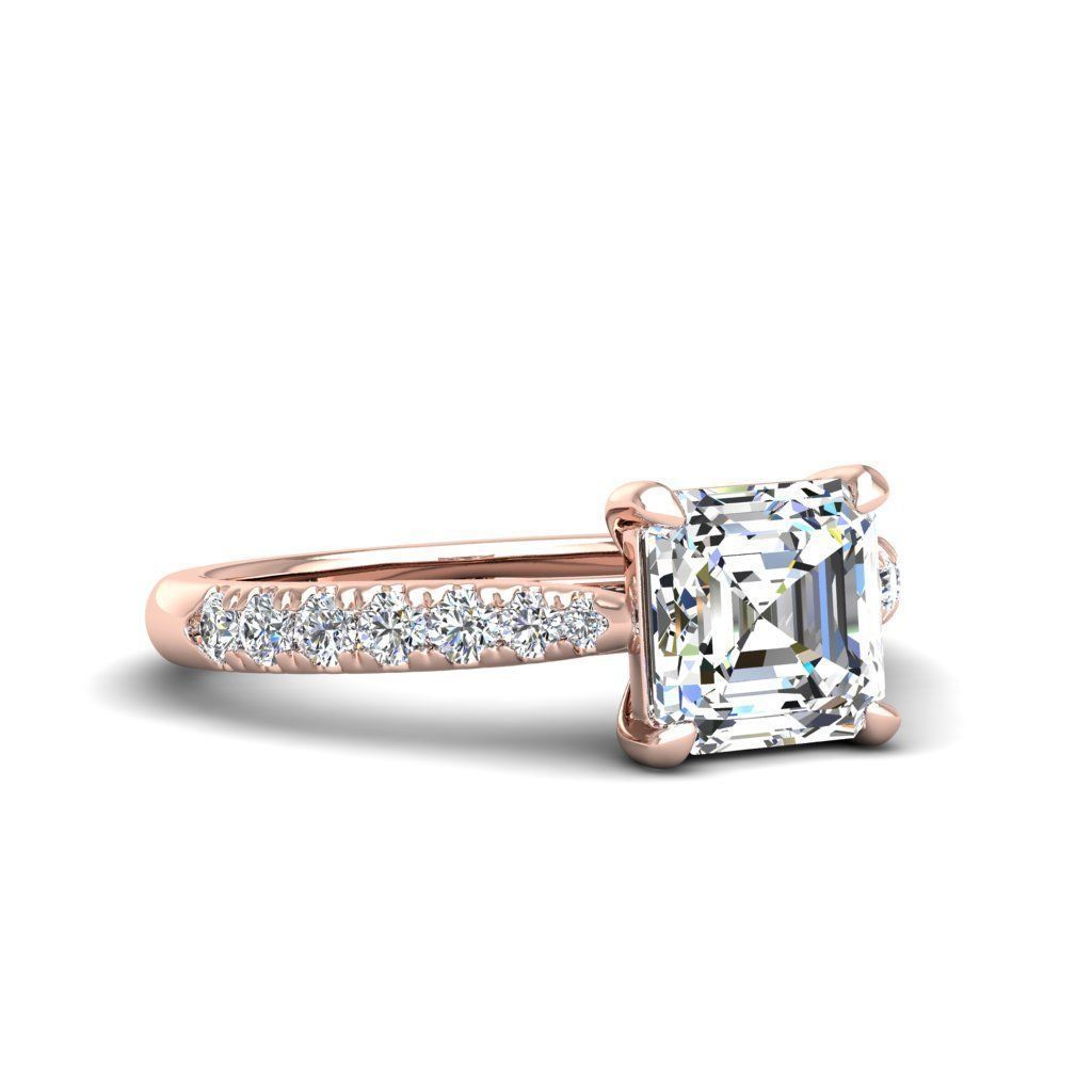 Engagement ring Emily ascher 3D print model_28