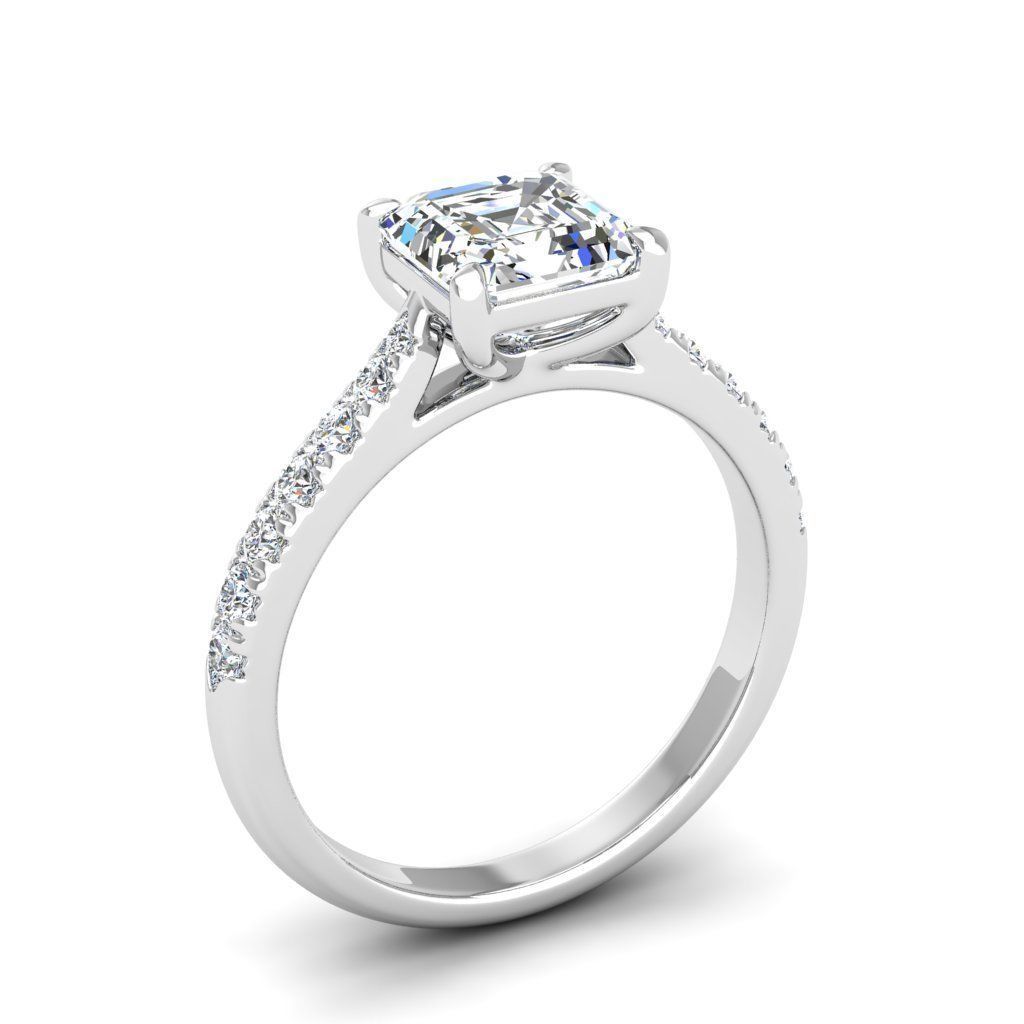 Engagement ring Emily ascher 3D print model_9