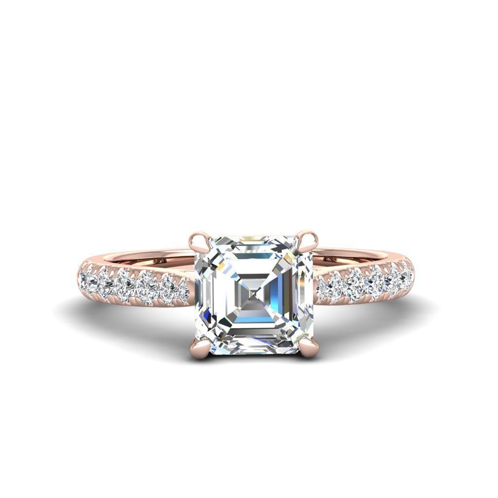 Engagement ring Emily ascher 3D print model_26