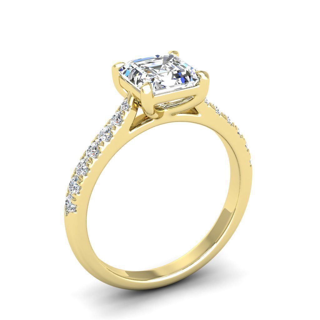 Engagement ring Emily ascher 3D print model_6