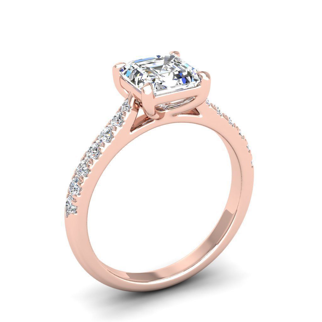 Engagement ring Emily ascher 3D print model_14